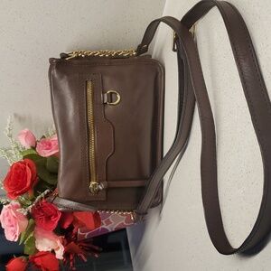 NINO BOSSI soft leather crossbody bag